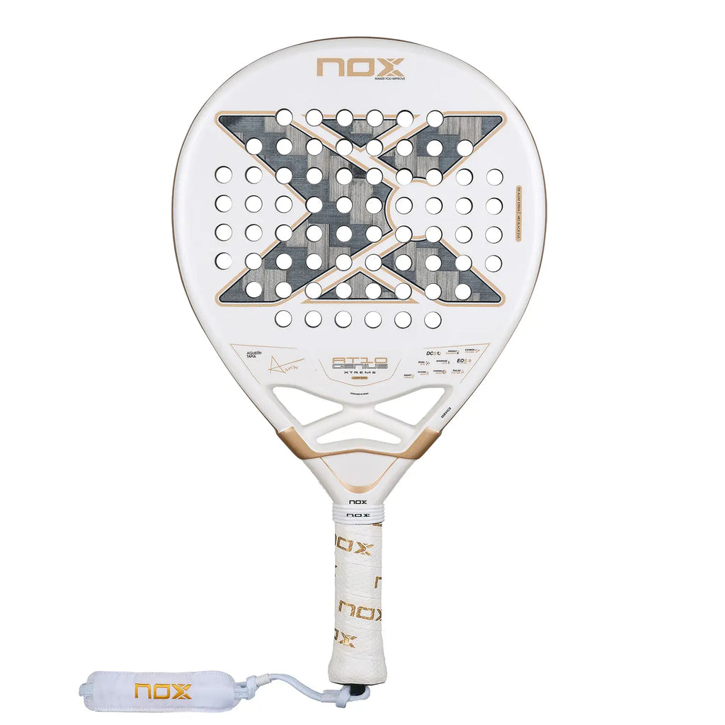 Pala NOX AT10 Genius 12K Alum Xtrem 2026 by Agustín Tapia, vista frontal