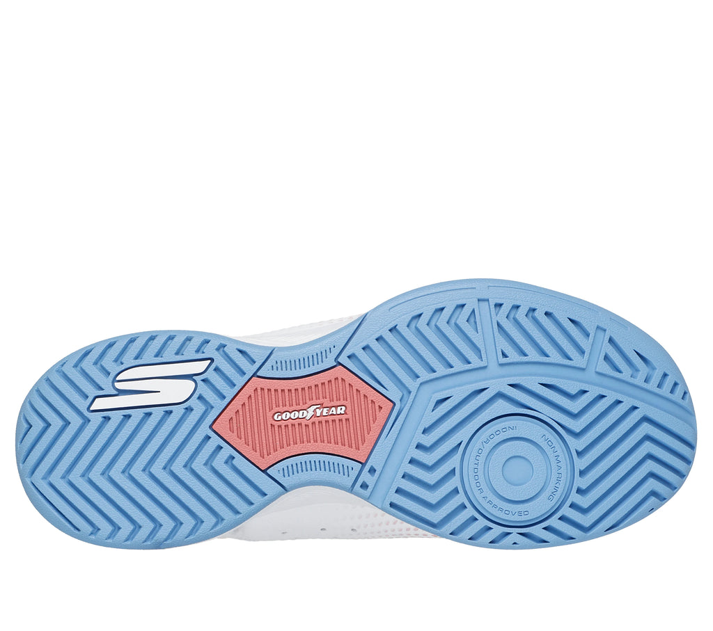 Suela de las zapatillas Skechers Slip-ins Viper Court Reload Woman Azul Claro