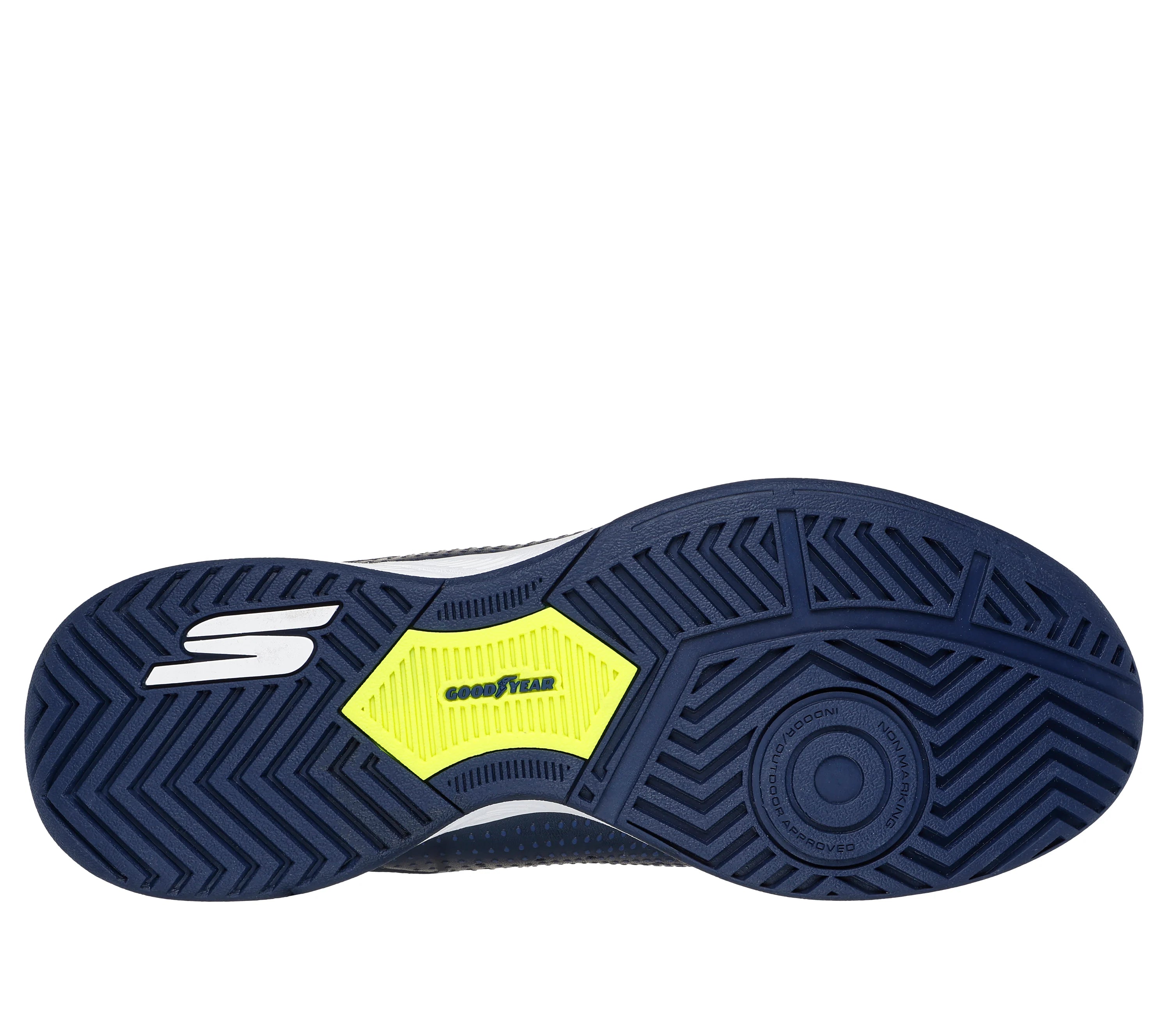 Suela de las zapatillas Skechers Slip-ins Viper Court Reload Man Amarillo/Azul