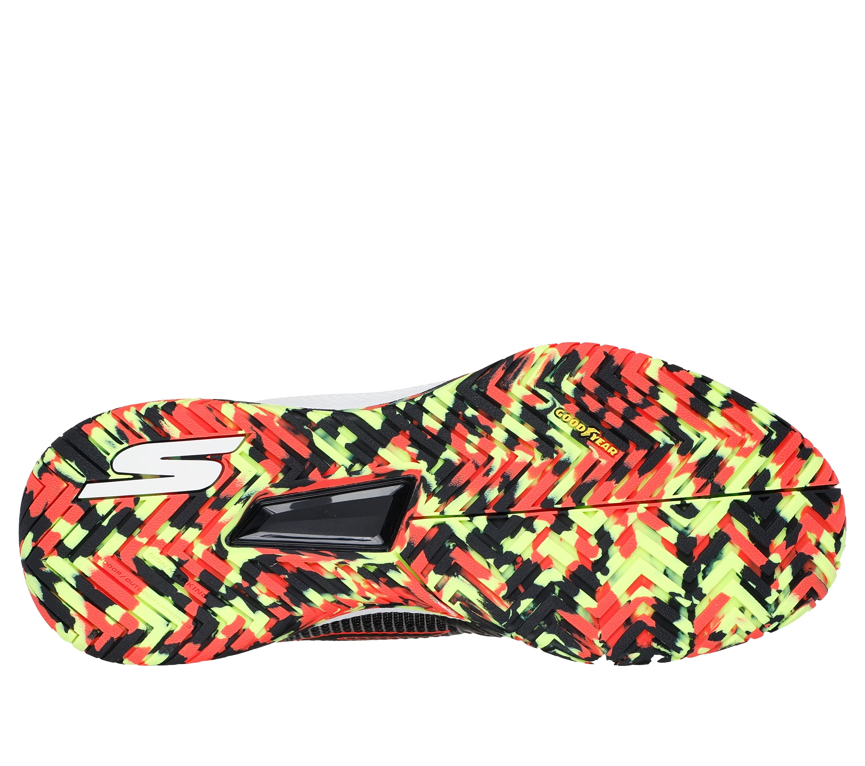 Suela de las zapatillas Skechers Viper Court Pro 2.0 negro rojo blanco