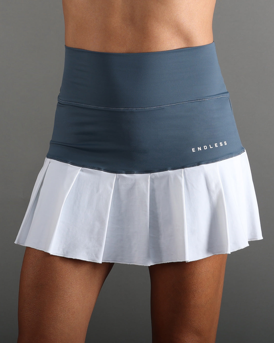 ENDLESS FALDA OTTEY Denim White — вид спереду