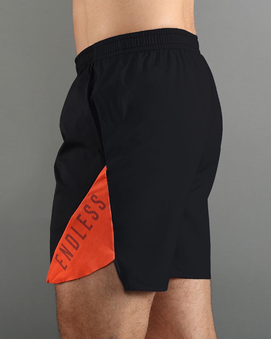 ENDLESS Short Phoenix Black Orange — vista lateral