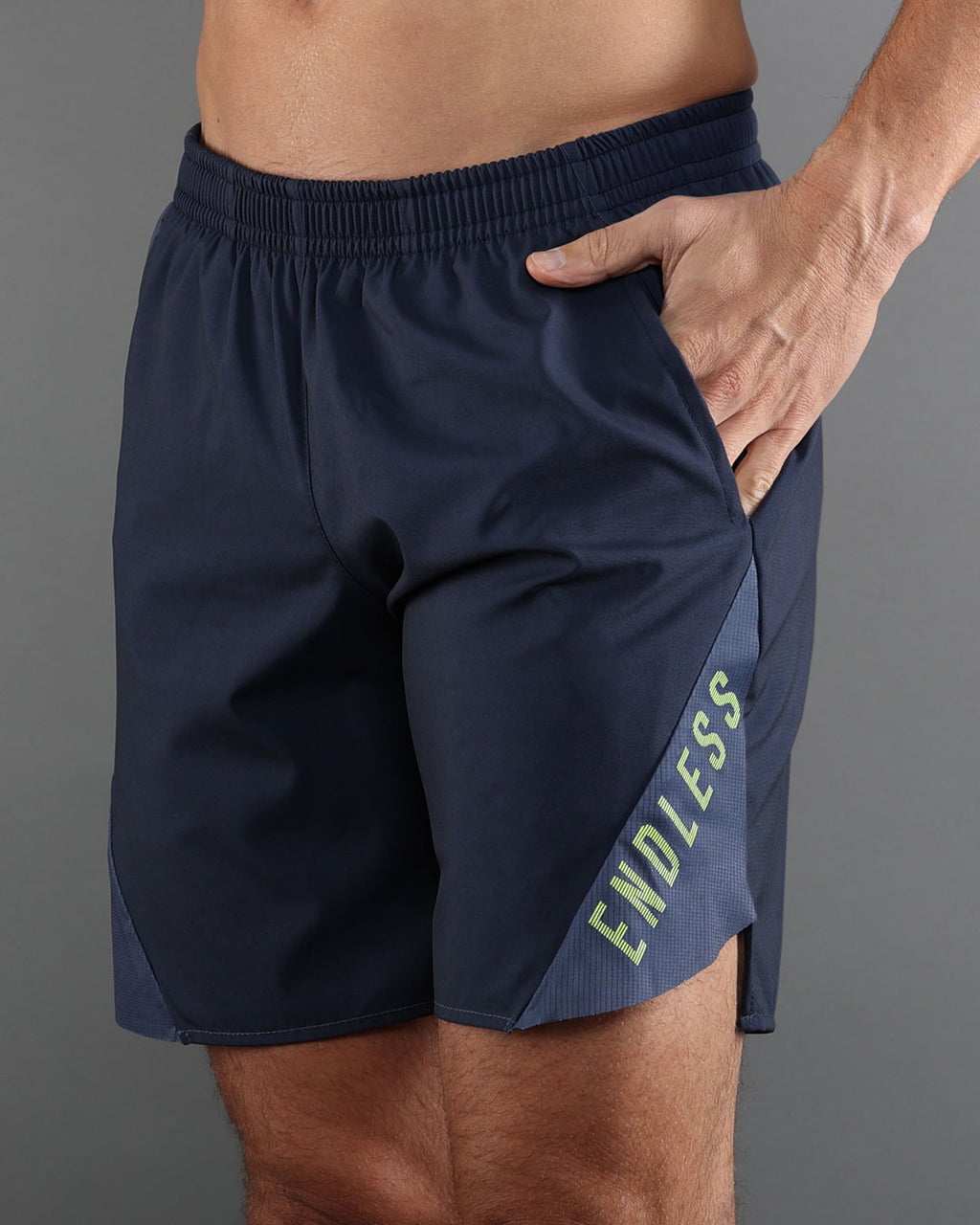 ENDLESS Short Phoenix Marino Denim — vista frontal