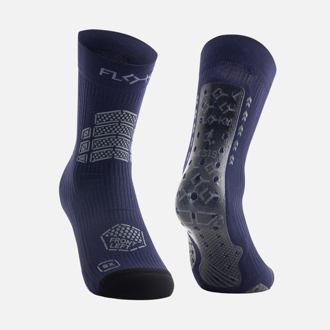 FLOKY RUN Calcetín AXSIST 3D Navy - par y suela