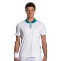 NOX - Polo Hombre Pro White/Ivy Green