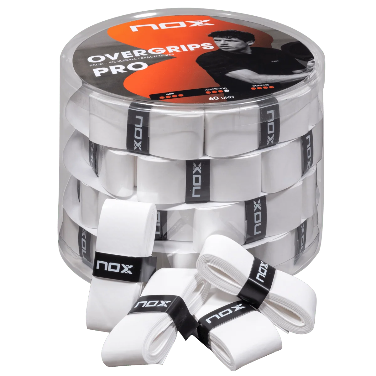 NOX Overgrips Pro Blanco liso