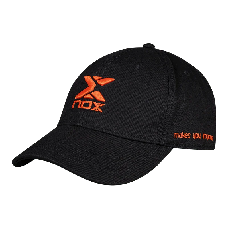 Gorra NOX STREET negra y roja