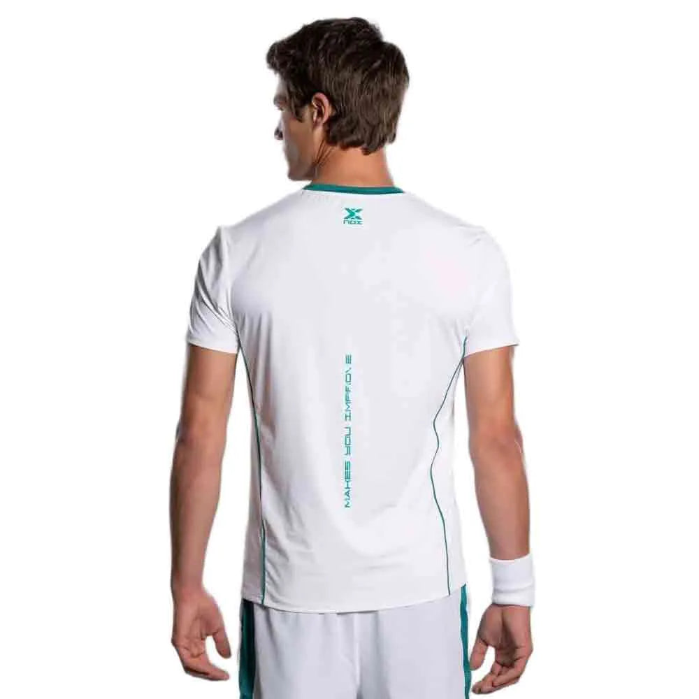 NOX Camiseta Hombre PRO White/Ivy Green — vista trasera