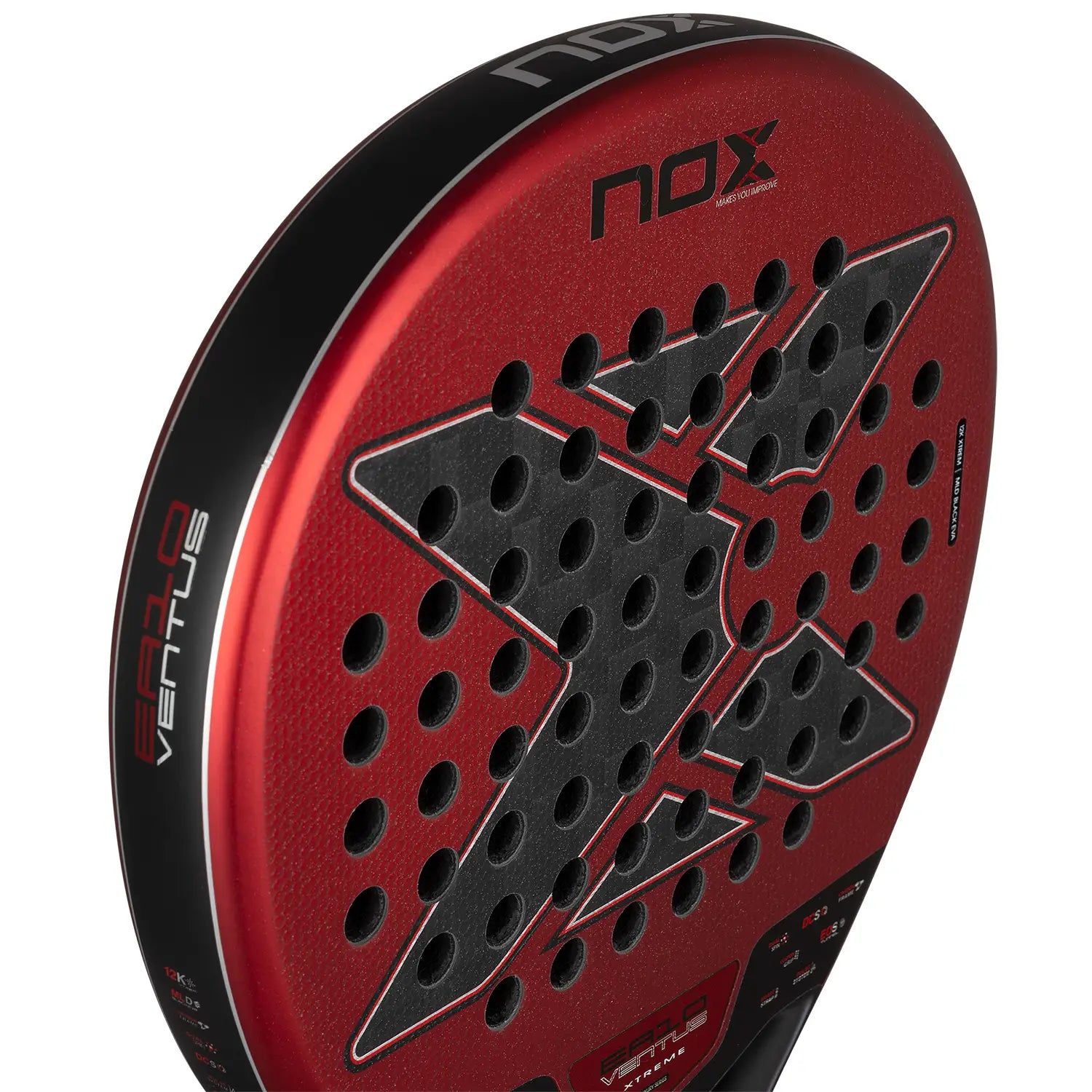 Detalle de la cara de carbono 12K XTREME