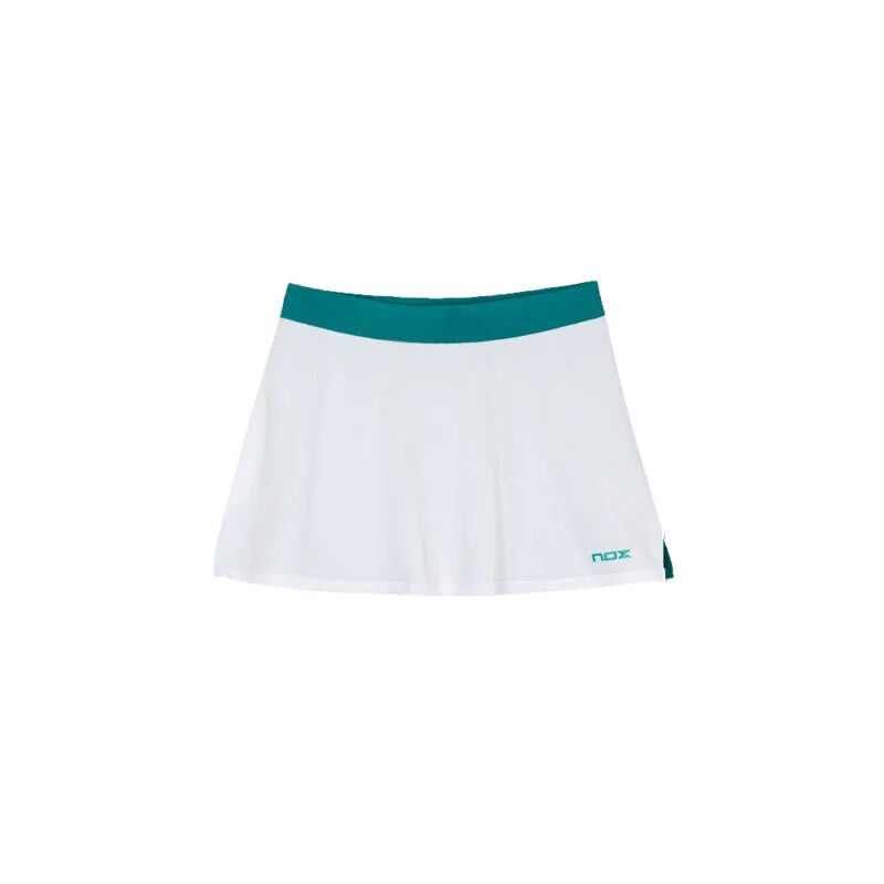 NOX Falda Mujer PRO White Ivy Green vista frontal