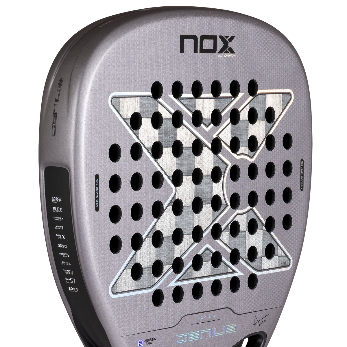 NOX Genius Attack 18K Alum — carbono 18K y tecnologías