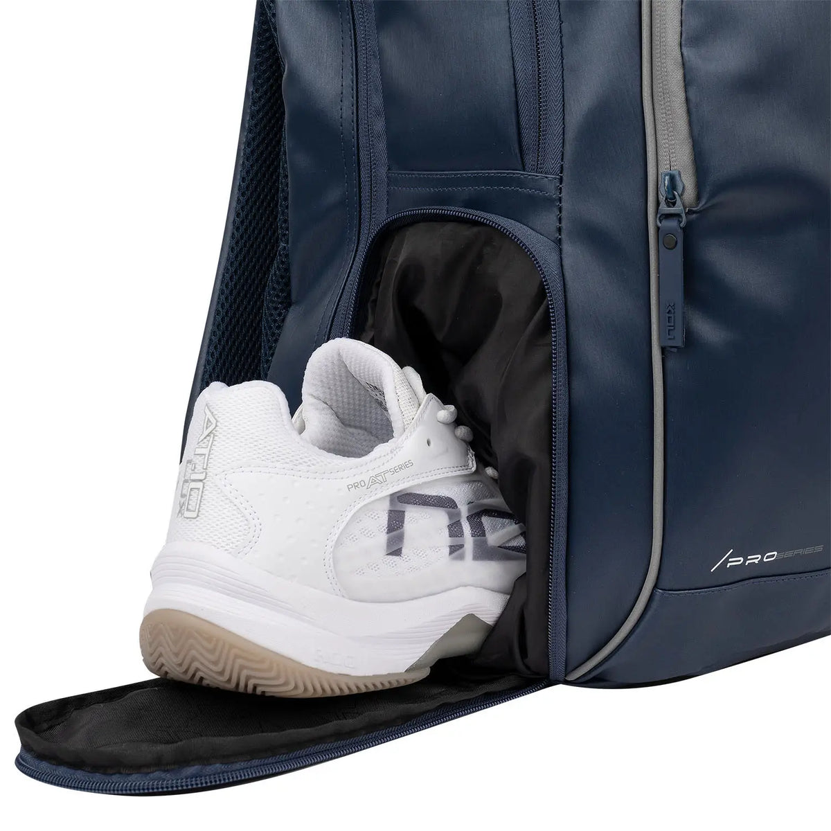 NOX Mochila PRO Series Blue compartimento para zapatillas