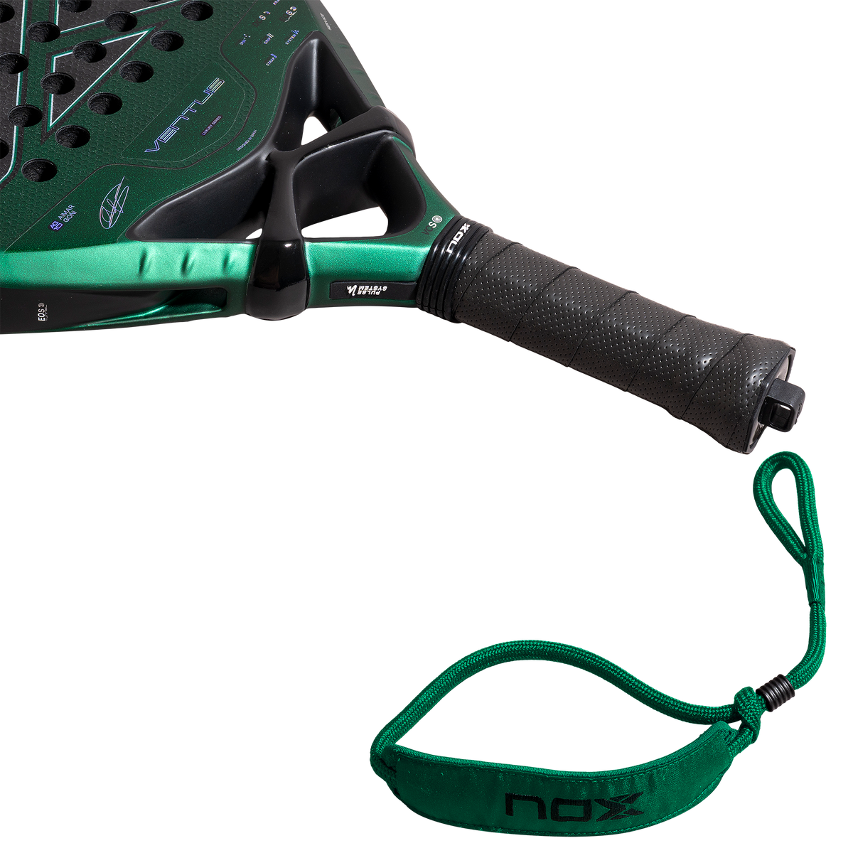 NOX Ventus Attack 12K XTREM — empuñadura y correa