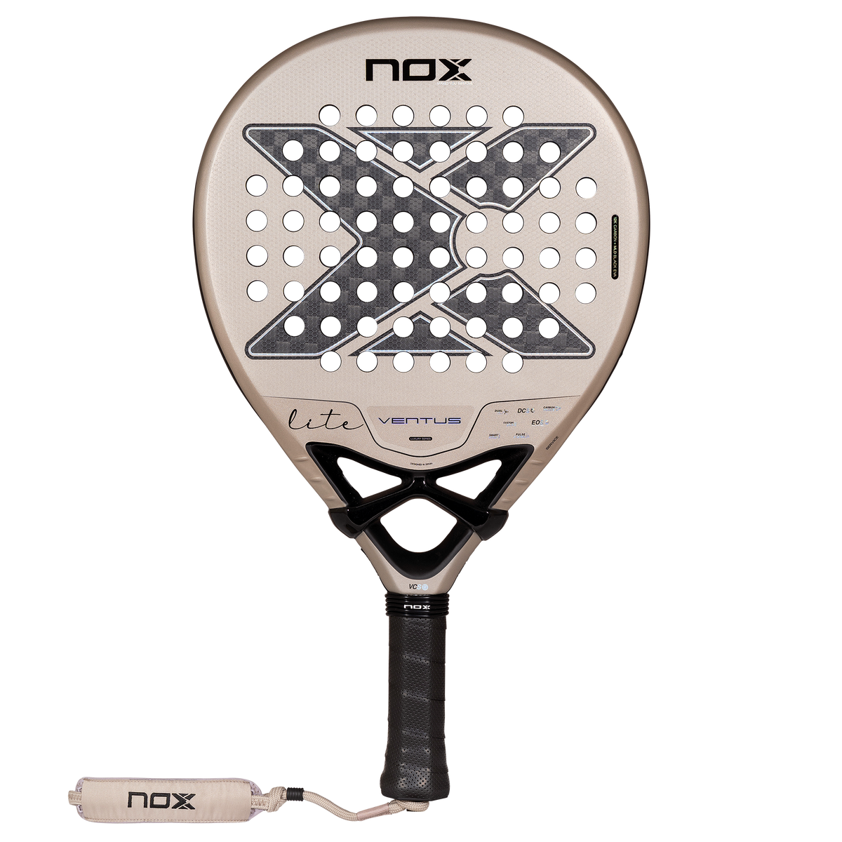Pala NOX Ventus Hybrid 12K Lite 2027 vista frontal