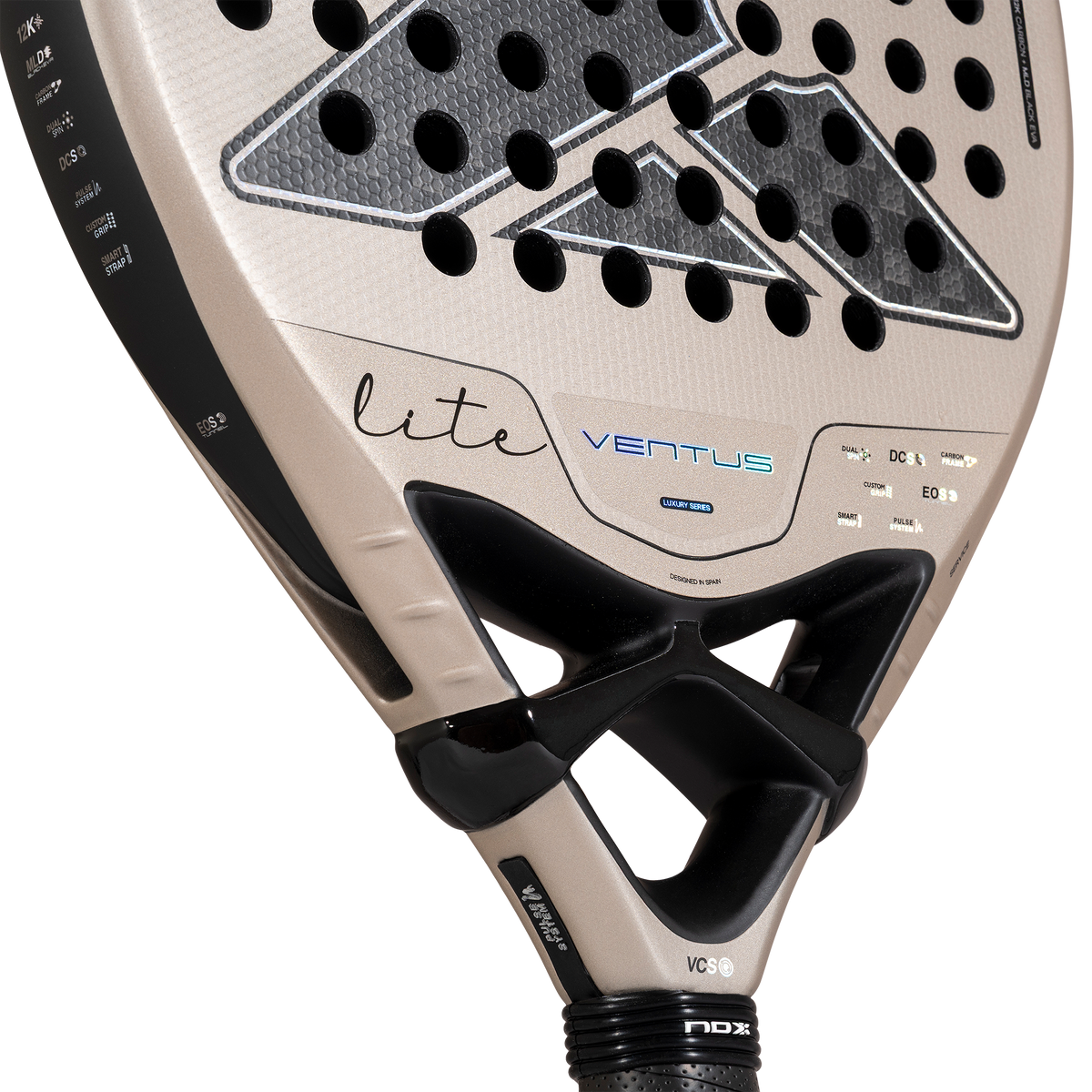 Detalle del puente y tecnologías de NOX Ventus Hybrid 12K Lite