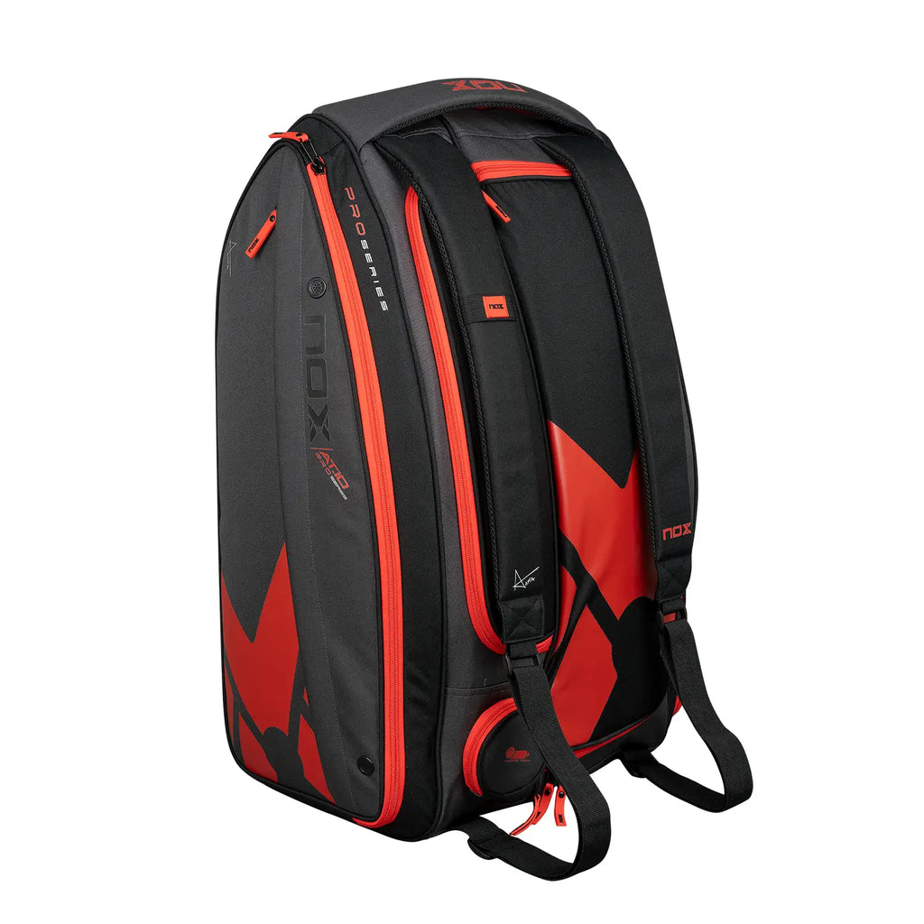 Paletero NOX AT10 XXL negro y rojo, función mochila