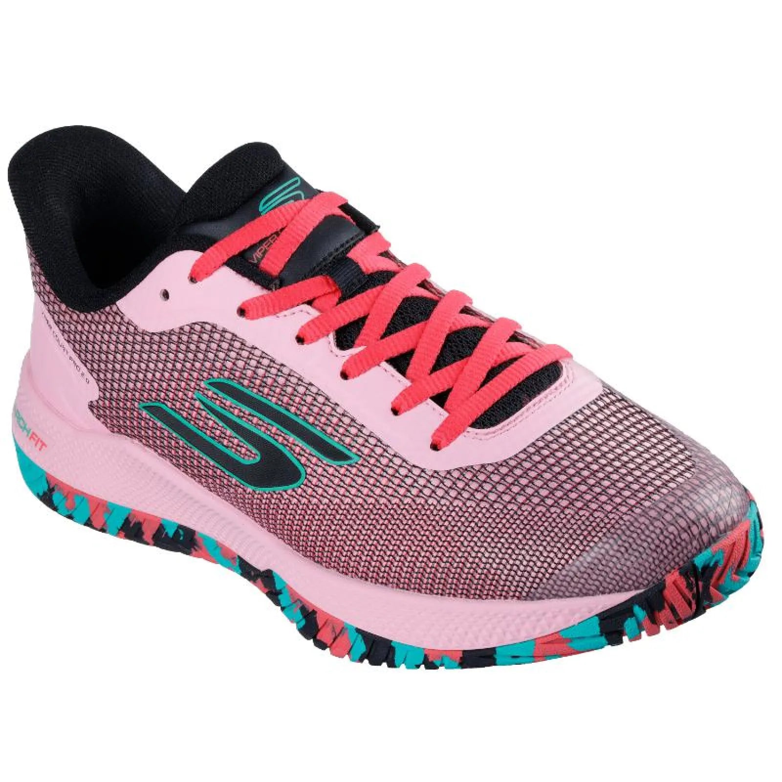 Skechers Viper Court Pro 2.0 Rosa — vista superior