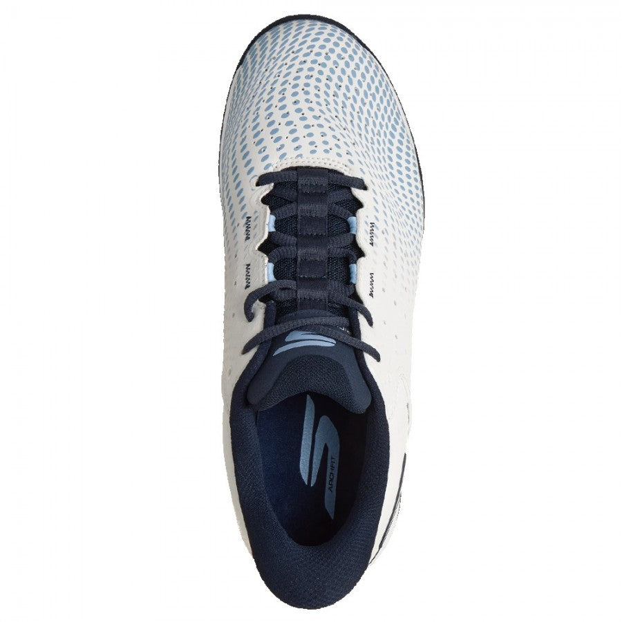 Skechers Viper Court Reload Blue White 2026 — vista superior